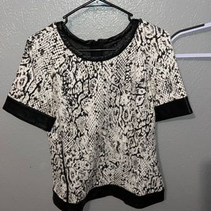 ❤️SOLD❤️ Snakeskin Shirt